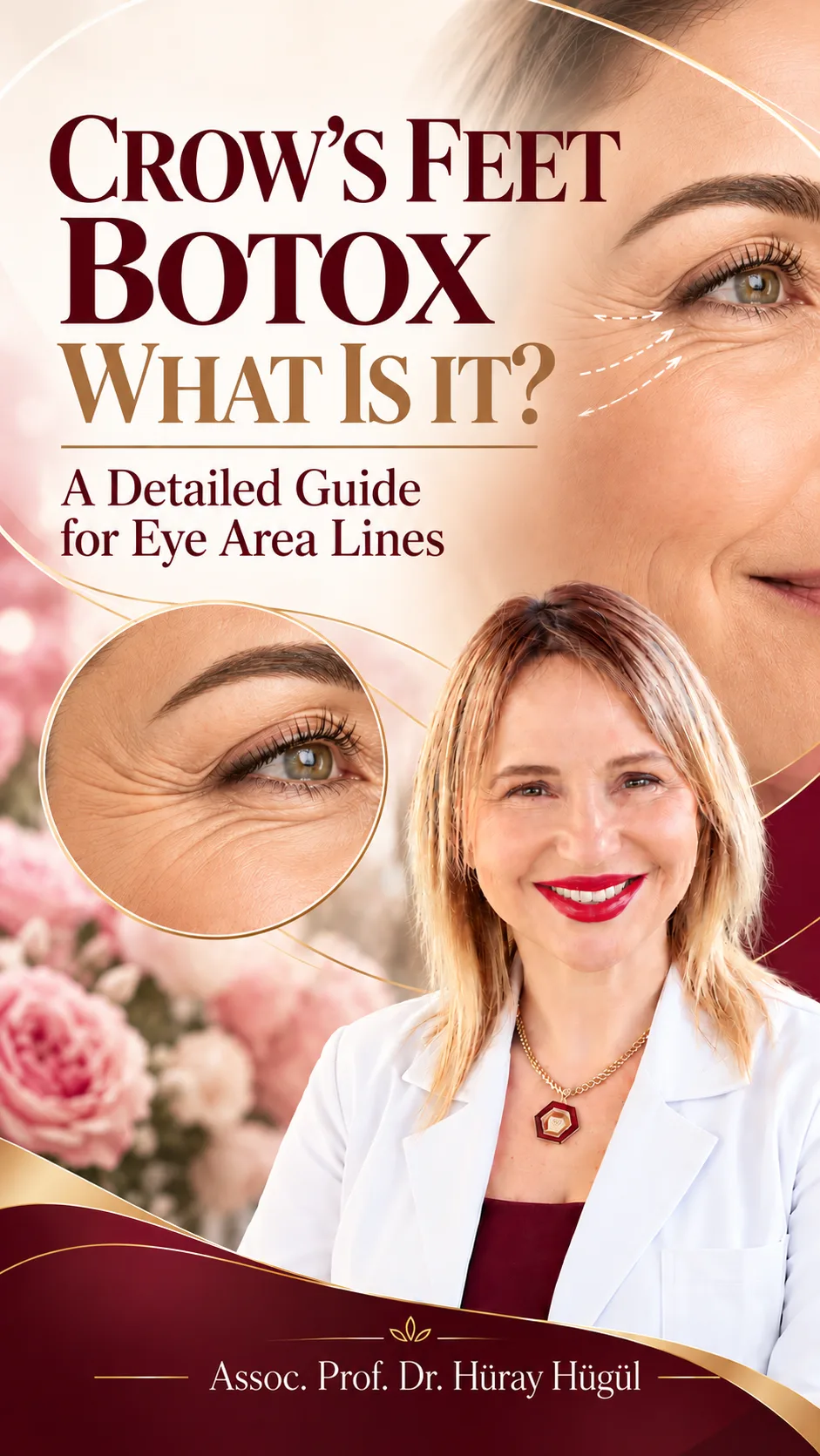 What is Crow's Feet Botox? A Detailed Guide for Eye Area Wrinkles | Assoc. Prof. Dr. Hüray Hügül