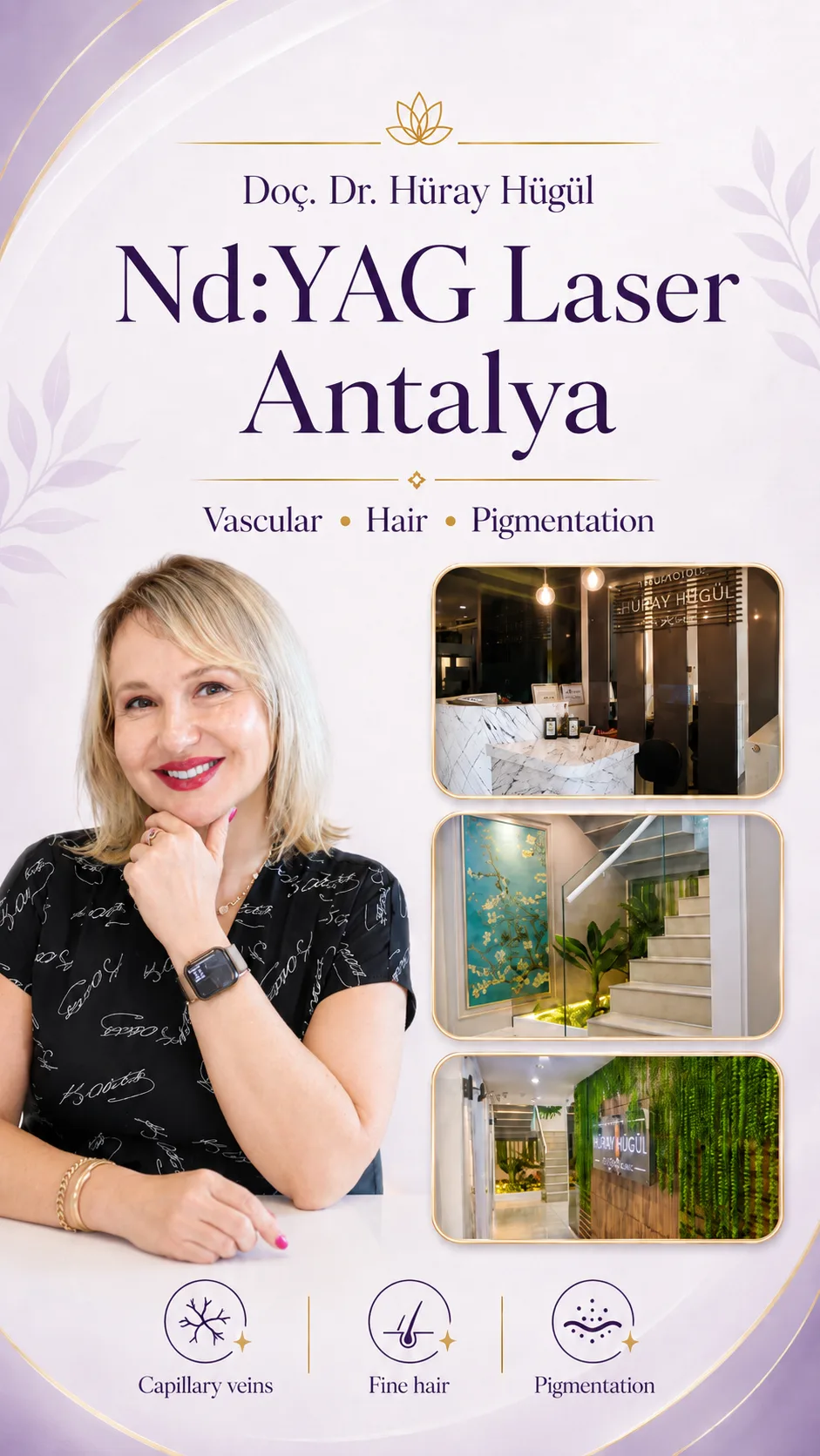 Nd:YAG Laser Antalya: Vascular, Hair, and Pigmentation Care | Doç. Dr. Hüray Hügül
