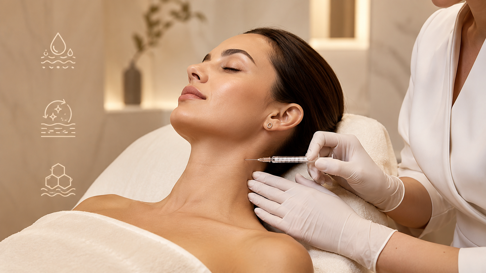 Neck Mesotherapy Antalya application — Assoc. Prof. Hüray Hügül